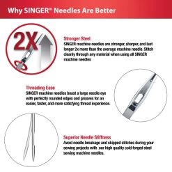 Best reviews of ๐ฅฐ SINGER® Ball Point Sewing Machine Needles, 5ct. ๐ 10 Best reviews of ๐ฅฐ SINGER® Ball Point Sewing Machine Needles, 5ct. ๐ -Deals Singer Store 10680400 7