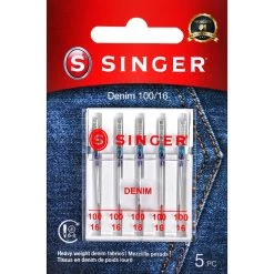 Cheapest 🎉 SINGER® Size 100/16 Denim Sewing Machine Needles, 5ct. ❤️