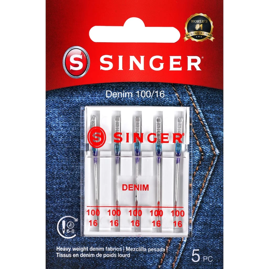 Cheapest ๐ SINGER® Size 100/16 Denim Sewing Machine Needles, 5ct. โค๏ธ 1 Cheapest ๐ SINGER® Size 100/16 Denim Sewing Machine Needles, 5ct. โค๏ธ