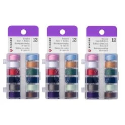 Best reviews of 🛒 Singer® Class 15 Colored Threaded Bobbins with Case, 36ct. 🎉