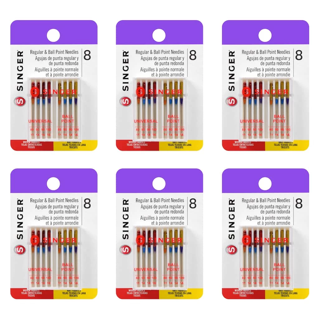 Buy ๐ Singer® Universal Regular & Ball Point Needles, 48ct. ๐ฅ 1 Buy ๐ Singer® Universal Regular & Ball Point Needles, 48ct. ๐ฅ