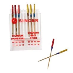 Promo 🧨 Singer® Universal Regular & Ball Point Titanium Needles, 48ct. 🧨 5 Promo 🧨 Singer® Universal Regular & Ball Point Titanium Needles, 48ct. 🧨 -Deals Singer Store D348395S 3