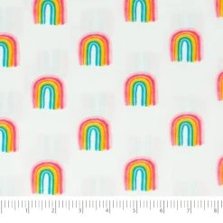 Coupon 😍 SINGER Rainbow Scatter Cotton Fabric ✨