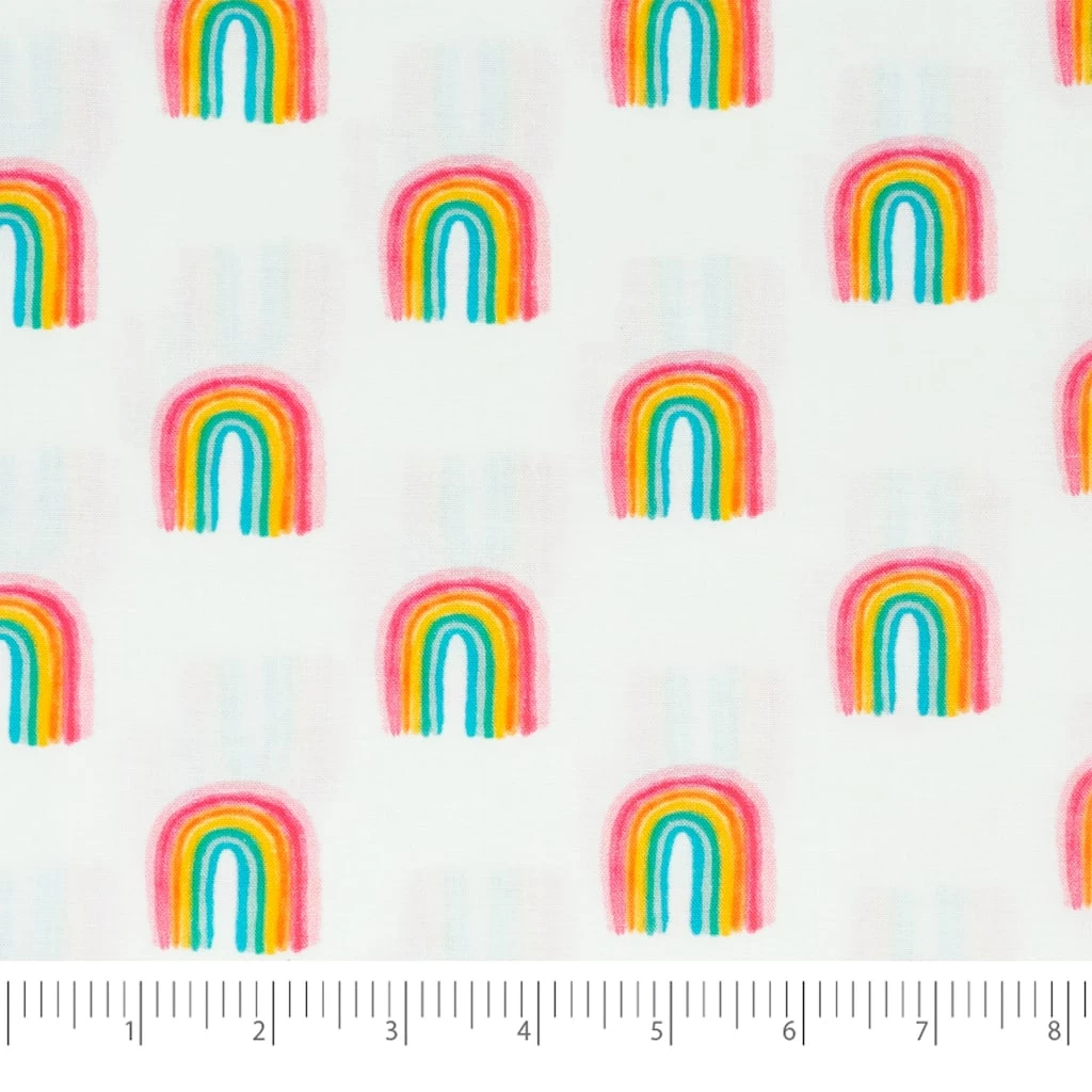 Hot Sale ⭐ SINGER Rainbow Day Cotton Fabric Fat Quarters ❤️ 3 Hot Sale ⭐ SINGER Rainbow Day Cotton Fabric Fat Quarters ❤️ - Image 3