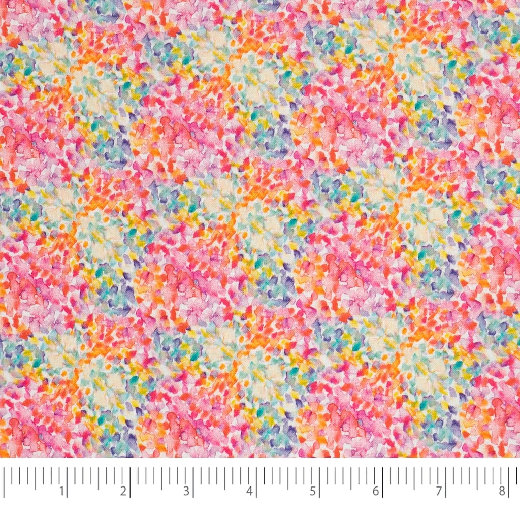 Hot Sale ⭐ SINGER Rainbow Day Cotton Fabric Fat Quarters ❤️ 6 Hot Sale ⭐ SINGER Rainbow Day Cotton Fabric Fat Quarters ❤️ - Image 6