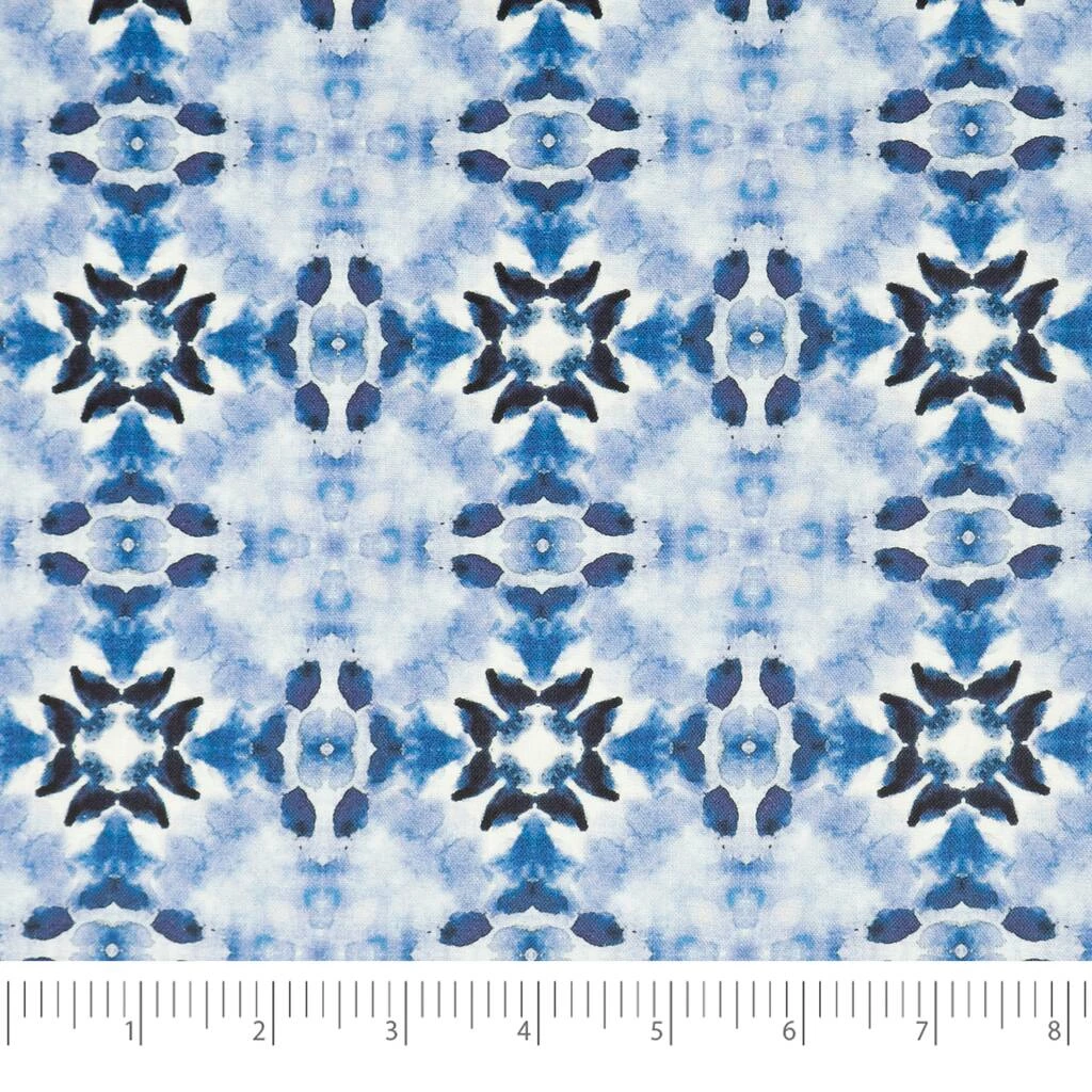 Best Pirce ✨ SINGER China Blue Batiks Cotton Fabric Fat Quarters 🌟 5 Best Pirce ✨ SINGER China Blue Batiks Cotton Fabric Fat Quarters 🌟 - Image 5
