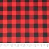 Cheap 🔔 SINGER ❄ Christmas Holiday Red Buffalo Check Cotton Fabric 🔥