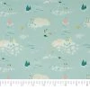 New 👏 SINGER 🎁 Christmas Clouds Cotton Print Fabric 😀
