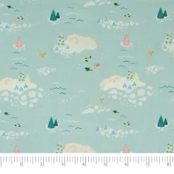 New 👏 SINGER 🎁 Christmas Clouds Cotton Print Fabric 😀