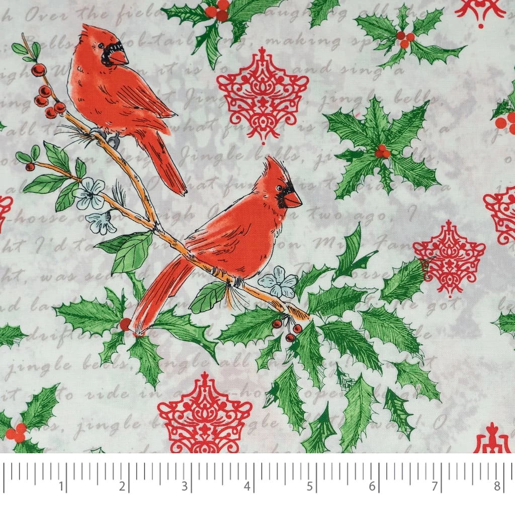 Best deal 🥰 SINGER 🔔 Christmas Cardinals 5 Piece Fat Quarter Bundle 🤩 3 Best deal 🥰 SINGER 🔔 Christmas Cardinals 5 Piece Fat Quarter Bundle 🤩 - Image 3