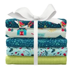 Best Sale 🎁 SINGER 🎁 Christmas Unique Wishes 5 Piece Fat Quarter Bundle 👍 -Deals Singer Store D508187S 1