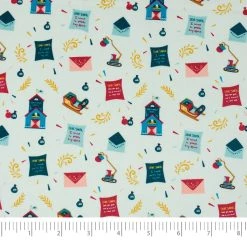 Best Sale 🎁 SINGER 🎁 Christmas Unique Wishes 5 Piece Fat Quarter Bundle 👍 -Deals Singer Store D508187S 4