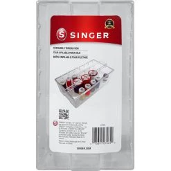 Budget 😉 SINGER® Clear Plastic Thread Box 🔔