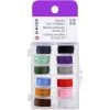 Buy 👍 SINGER® Assorted Colors Threaded Class 15J Bobbins In Case 🥰