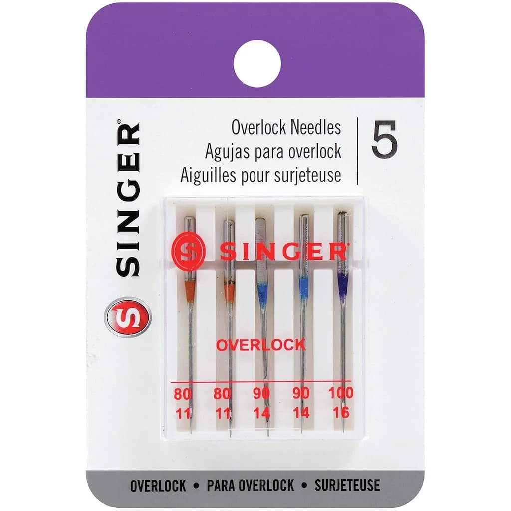 Discount 🎁 SINGER® Universal Regular Point Overlock Machine Needles, 5ct. 👍 1 Discount 🎁 SINGER® Universal Regular Point Overlock Machine Needles, 5ct. 👍