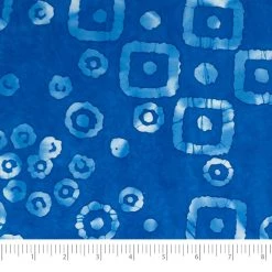 Deals 💯 SINGER® Batik Blue Square Cotton Fabric 🔥