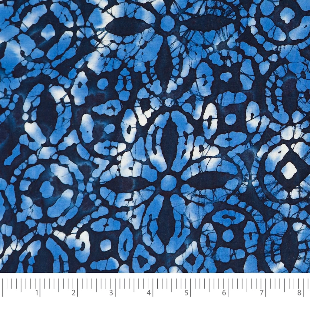 Budget ๐ฅฐ SINGER® Batik Blue Ink Flowers Cotton Fabric ๐ 1 Budget ๐ฅฐ SINGER® Batik Blue Ink Flowers Cotton Fabric ๐