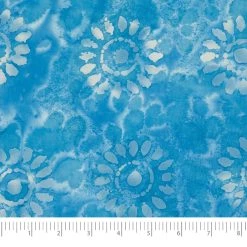 Best reviews of ๐ SINGER® Batik Light Sky Blue Sunflower Cotton Fabric ๐ฅฐ