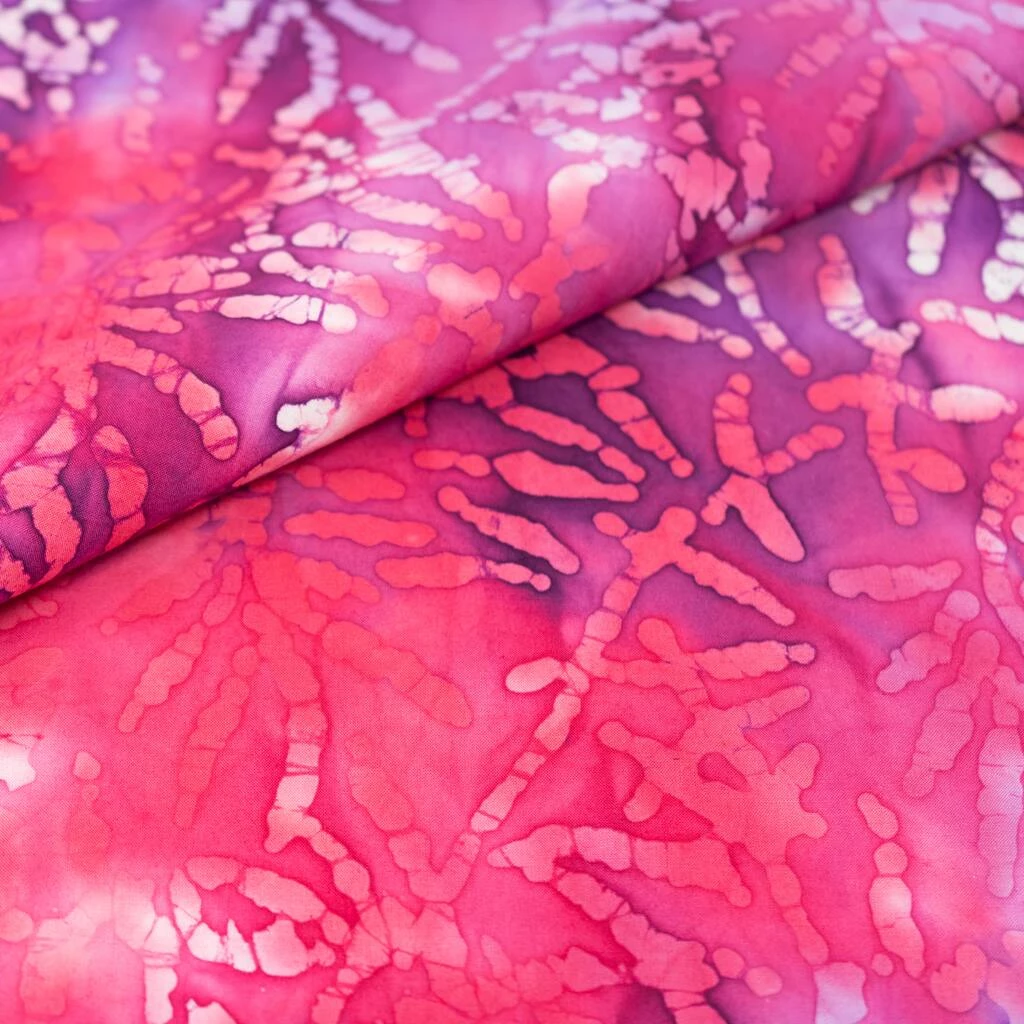 Cheapest ๐ SINGER® Pink & Purple Leaves Cotton Fabric ๐ 2 Cheapest ๐ SINGER® Pink & Purple Leaves Cotton Fabric ๐ - Image 2