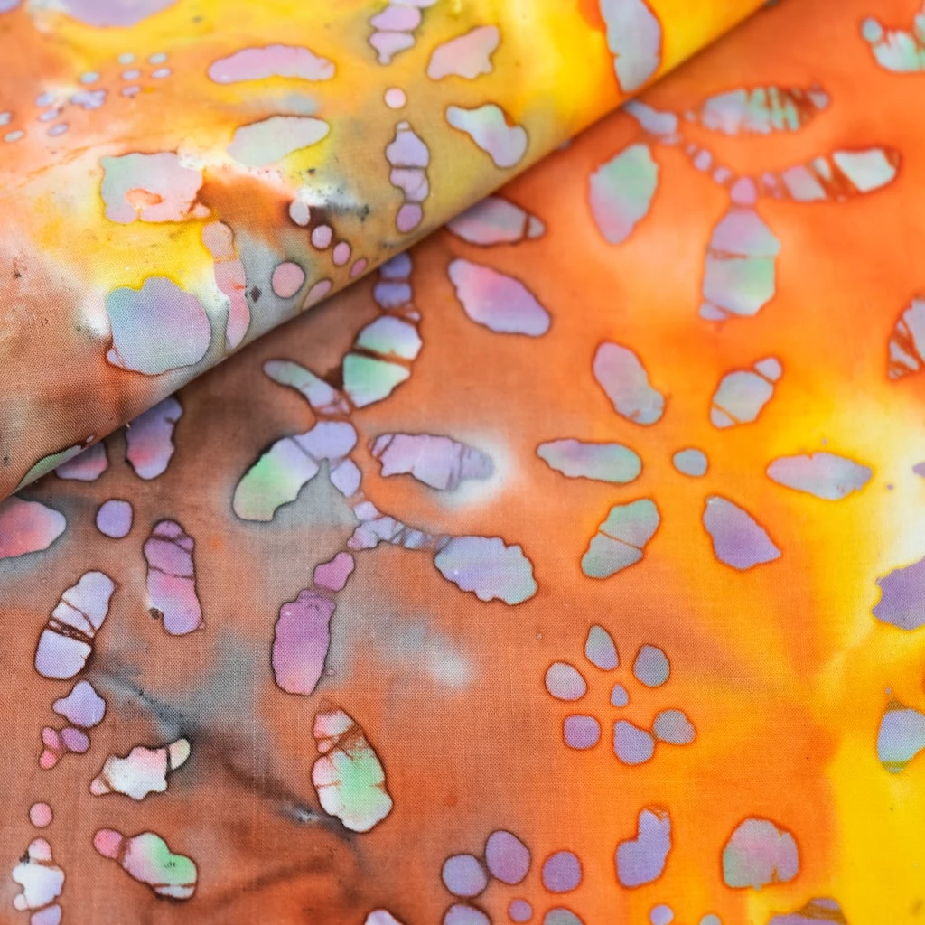 Top 10 ๐ฅฐ SINGER® Batik Red & Orange Flower Cotton Fabric ๐ 2 Top 10 ๐ฅฐ SINGER® Batik Red & Orange Flower Cotton Fabric ๐ - Image 2