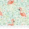 New ✨ SINGER Denise Palmer Flamingo Cotton Fabric 😉