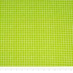 Outlet 🛒 SINGER Green Plaid Cotton Fabric ⭐