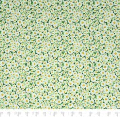 Best reviews of ๐ฅฐ SINGER Green Daisy Cotton Fabric ๐