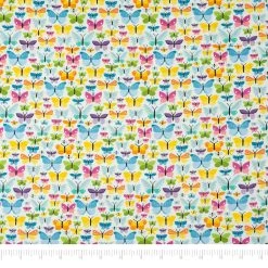 Deals ❤️ SINGER Multi Butterfly Cotton Fabric 🧨