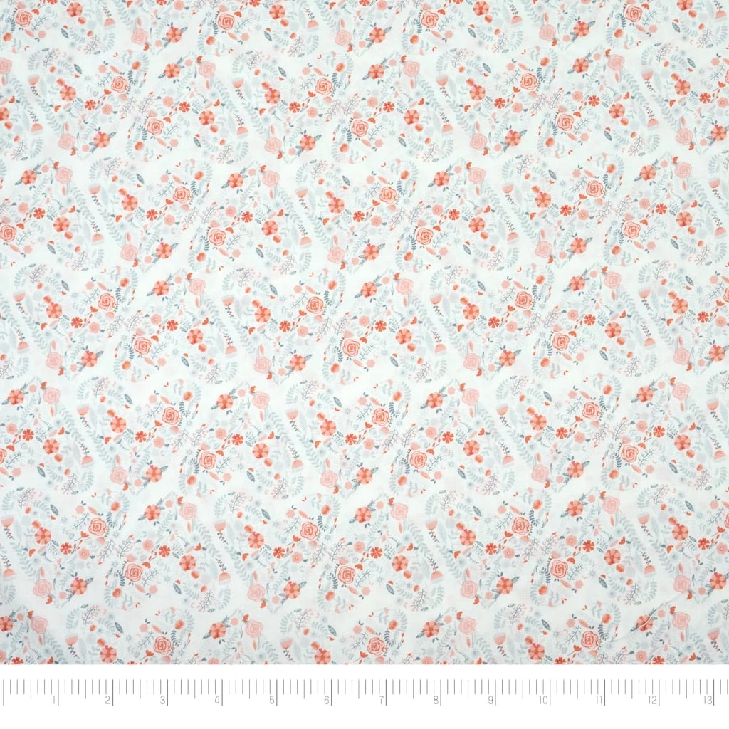 Best deal ๐ SINGER Pink Flower Heart Cotton Fabric ๐ 1 Best deal ๐ SINGER Pink Flower Heart Cotton Fabric ๐