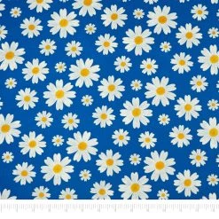 Cheap ✨ SINGER Royal Daisy Cotton Fabric 🎉
