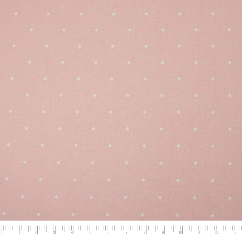 Wholesale ✔️ SINGER Pink Dots Cotton Fabric 🌟 1 Wholesale ✔️ SINGER Pink Dots Cotton Fabric 🌟