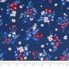 Brand new 🔥 SINGER Patriotic Floral Cotton Fabric 🛒