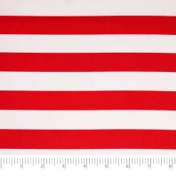Best Sale 🥰 SINGER Patriotic Red Stripe Cotton Fabric ⌛