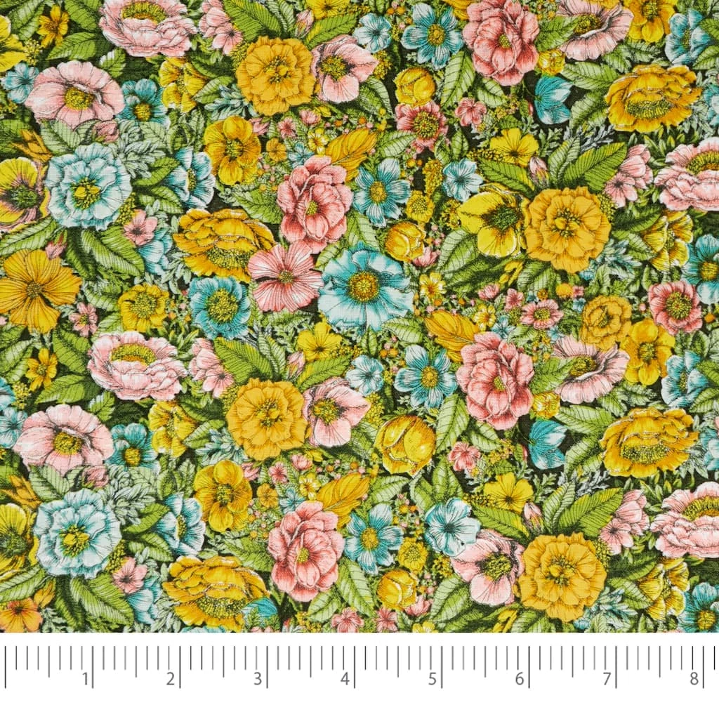 Flash Sale ๐ SINGER Floral ๐ Summer Cotton Fabric โ 1 Flash Sale ๐ SINGER Floral ๐ Summer Cotton Fabric โ