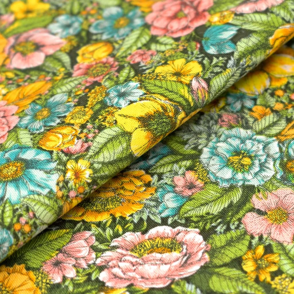 Flash Sale ๐ SINGER Floral ๐ Summer Cotton Fabric โ 2 Flash Sale ๐ SINGER Floral ๐ Summer Cotton Fabric โ - Image 2