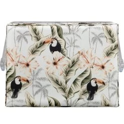 Promo 🥰 SINGER® Premium Large Toucan Print Tackle Sewing Basket with Notions Sewing Kit & Pin Cushion 😍 -Deals Singer Store D647640S 9