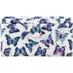 Hot Sale 😉 SINGER® Large Butterfly Print Sewing Basket with Zipper Pouch ❤️ -Deals Singer Store D647641S 5