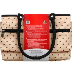 Brand new 🧨 SINGER® Large Tan & Black Polka Dot Print Sewing & Craft Collapsible Storage Tote Caddy ⭐ -Deals Singer Store D647645S 3