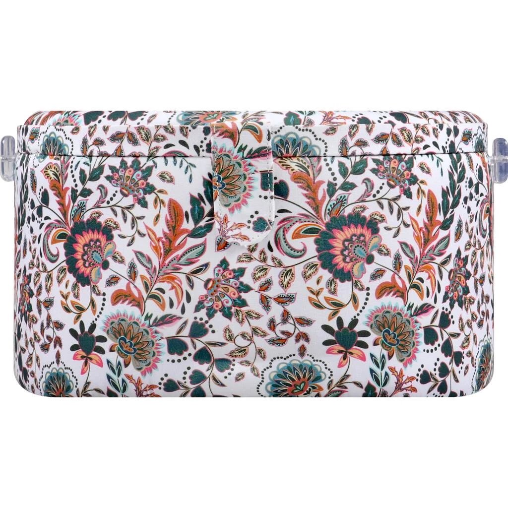 Best Pirce 😉 SINGER® Large Floral Paisley Print Round Sewing Basket & Zipper Pouch 😀 5 Best Pirce 😉 SINGER® Large Floral Paisley Print Round Sewing Basket & Zipper Pouch 😀 - Image 5