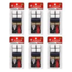 Promo 🥰 Singer® Neutral Basics Hand Sewing Polyester Thread Spools, 12ct. 💯