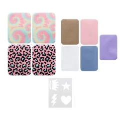 Best Pirce ๐ฏ Singer® Decorative Print & Pastel DIY Iron-On Fabric Patch Kit with 1 Bonus Stencils ๐