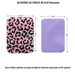 Best Pirce 💯 Singer® Decorative Print & Pastel DIY Iron-On Fabric Patch Kit with 1 Bonus Stencils 🎉 -Deals Singer Store D647859S 4