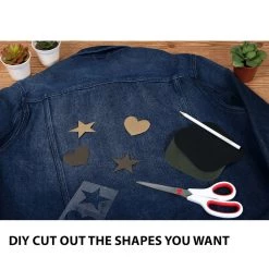 Cheapest 🧨 Singer® Animal Print & Khaki DIY Iron-On Fabric Patch Kit with 2 Bonus Stencils 👏 -Deals Singer Store D647860S 6