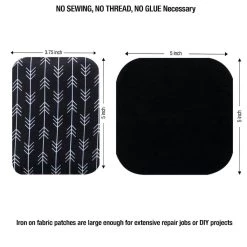 Brand new โญ Singer® Decorative Print & Solid DIY Iron-On Fabric Patch Kit with 2 Bonus Stencils ๐ 10 Brand new โญ Singer® Decorative Print & Solid DIY Iron-On Fabric Patch Kit with 2 Bonus Stencils ๐ -Deals Singer Store D647861S 4