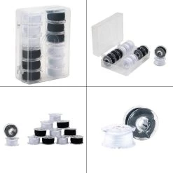 Hot Sale ๐ SINGER® Class 15J Sewing Bobbin & Storage Rings Set, Black & White ๐ 7 Hot Sale ๐ SINGER® Class 15J Sewing Bobbin & Storage Rings Set, Black & White ๐ -Deals Singer Store D650264S 3
