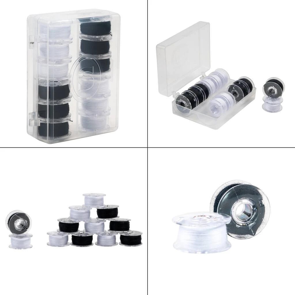 Hot Sale ๐ SINGER® Class 15J Sewing Bobbin & Storage Rings Set, Black & White ๐ 3 Hot Sale ๐ SINGER® Class 15J Sewing Bobbin & Storage Rings Set, Black & White ๐ - Image 3