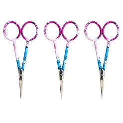 Budget 🎉 Singer® 4'' Curved Tip Forged Embroidery Scissors with Printed Handles, 3ct. 🔔