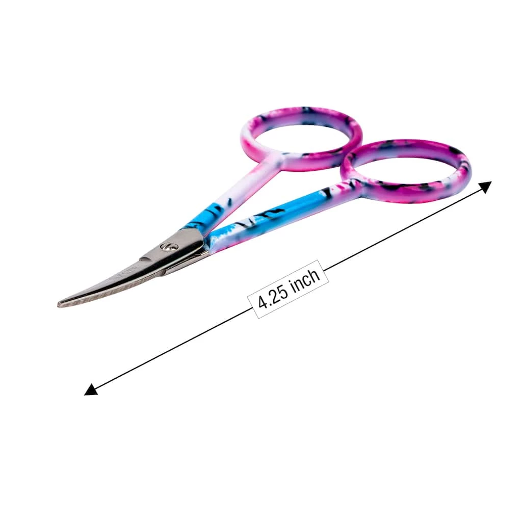 Budget 🎉 Singer® 4'' Curved Tip Forged Embroidery Scissors with Printed Handles, 3ct. 🔔 5 Budget 🎉 Singer® 4'' Curved Tip Forged Embroidery Scissors with Printed Handles, 3ct. 🔔 - Image 5