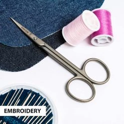 Coupon ✨ Singer® 4'' Embroidery Scissors and Tweezer Bundle 😀 -Deals Singer Store D650266S 5